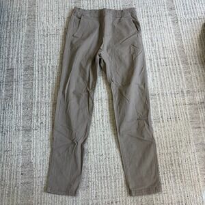 Charles and a Half Mens Khaki Jogger Pants Elastic Waist Chino Slim Fit Tan M